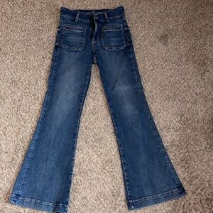 American Eagle Outfitters Dark Blue Flare Jeans